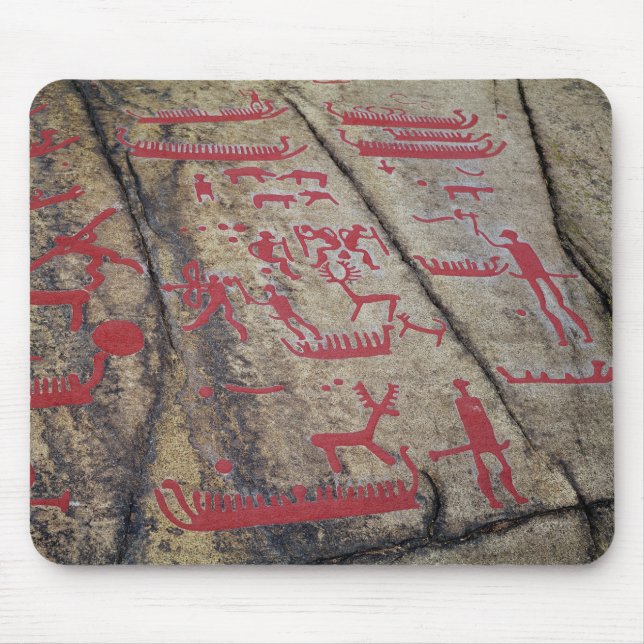 Mousepad Cenas da caça do barco e dos cervos (Frente)