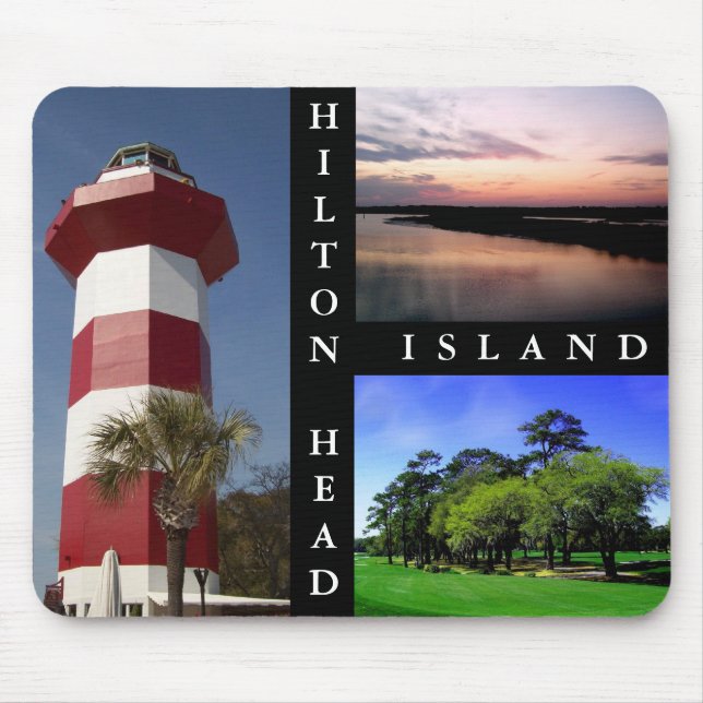 Mousepad Cenas de Hilton Head Island (Frente)