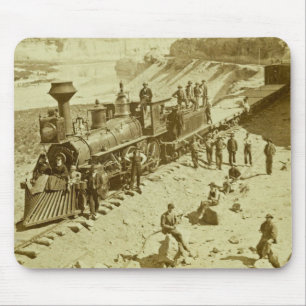 Mousepad Cenas na estrada de ferro do Pacífico da união