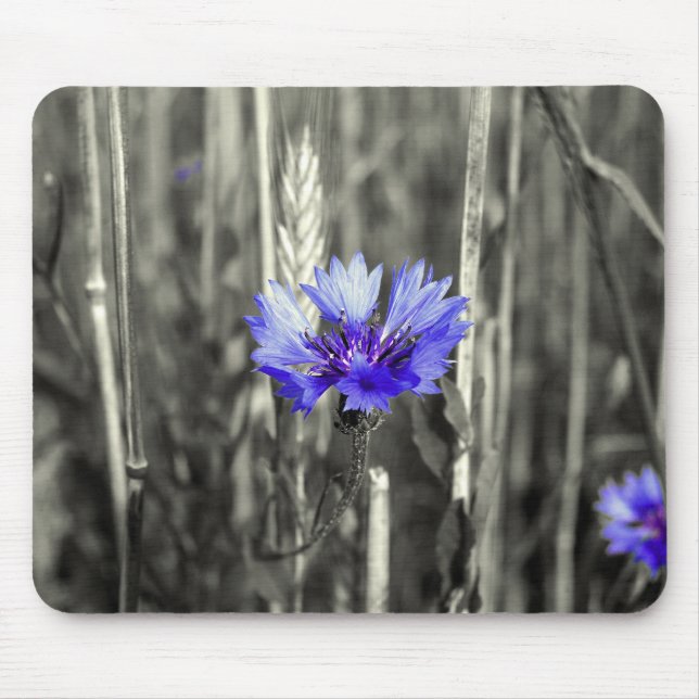 Mousepad Centáurea azul (Frente)