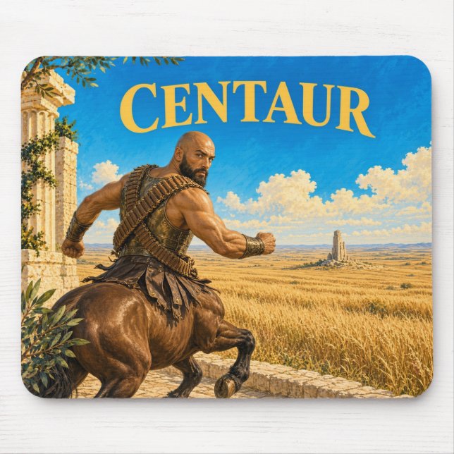 Mousepad Centauro, Monstro de Fantasia Gótica (Frente)