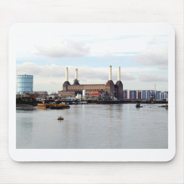 Mousepad Central eléctrica de Battersea, Londres, Reino (Frente)