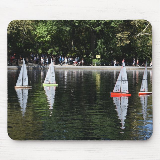 Mousepad Central Park Boat Pond New York (Frente)