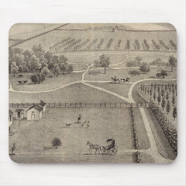 Mousepad Central Park fazenda e residência de Geo S Park (Frente)