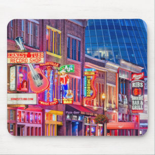 Mousepad Centro da Broadway Street Nashville Tennessee