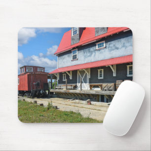 Mousepad Centro-Oeste de Trens com Barris