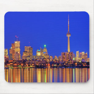Mousepad Centro Toronto no horizonte à noite