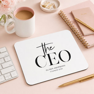 Mousepad CEO Minimalista Moderno Personalizado