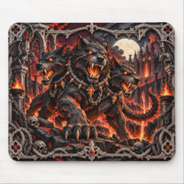 Mousepad Cérbero, Monstro de Corte de Papel