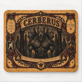 Mousepad Cérbero, Monstro do Circo Vintage