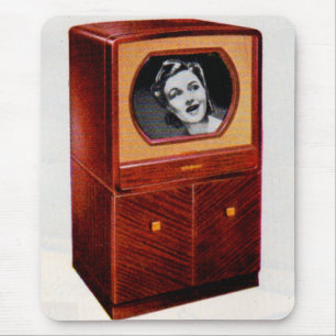 Mousepad cerca da mulher de canto de 1951 aparelhos de