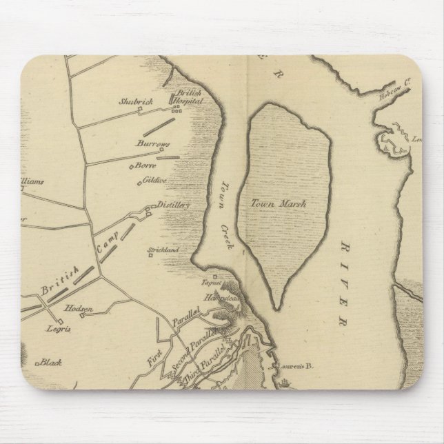 Mousepad Cerco de Charleston na Carolina do Sul (Frente)