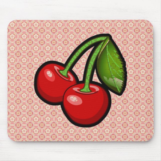 Mousepad Cerejas na Flor (Frente)