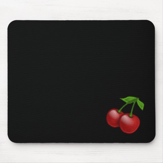 Mousepad Cerejas retros gostosos (Frente)