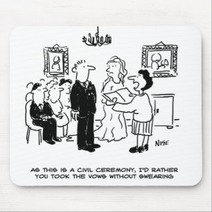 Mousepad Cerimônia de Casamento Civil numa Secretaria