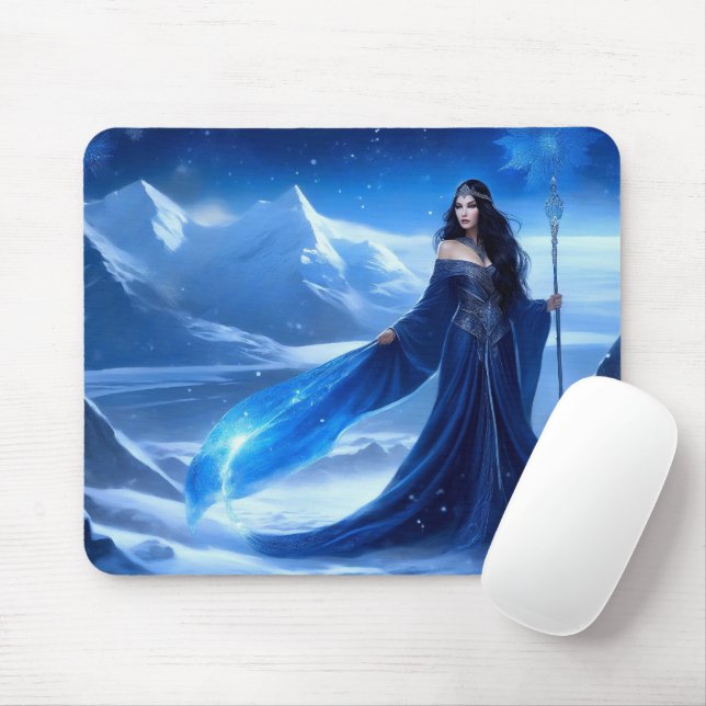 Mousepad Cerveja de Gelo do Floco de Neve de Tundra (Com mouse)