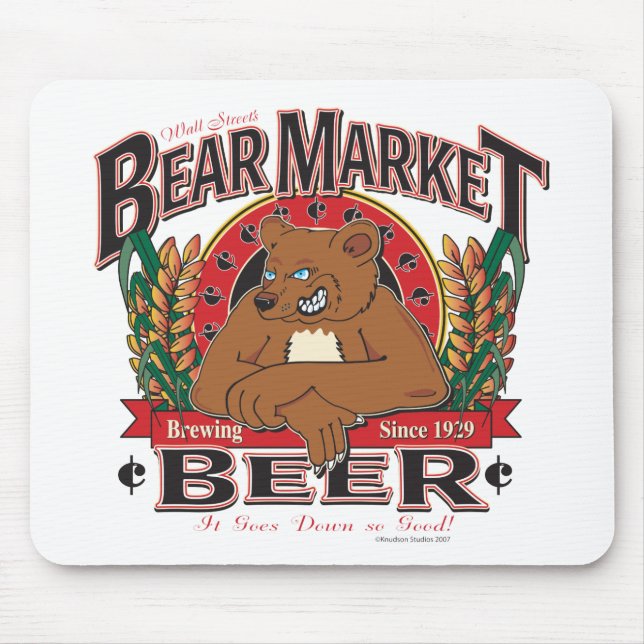 Mousepad Cerveja Do Mercado De Ursos (Frente)