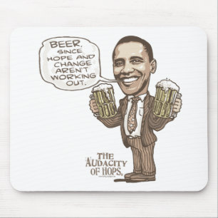 Mousepad Cerveja porque a mudança da esperança não está