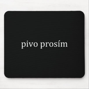 Mousepad Cerveja Prosim Por Favor Idioma Tcheco Praga Féria