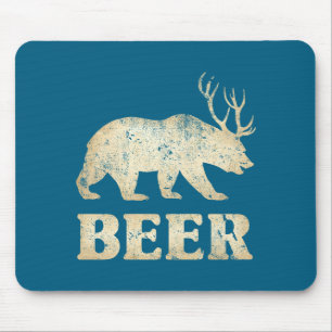 Mousepad Cerveja Vintage Bear Deer