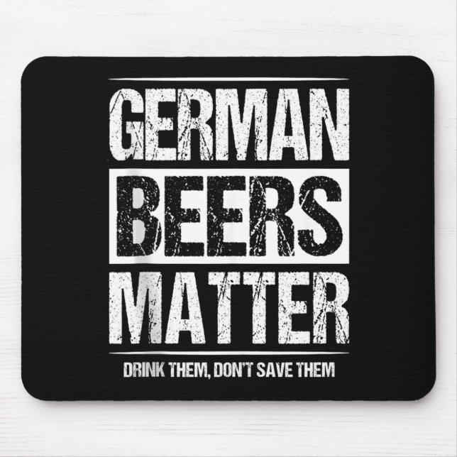 Mousepad Cervejas Alemãs Importam (Frente)