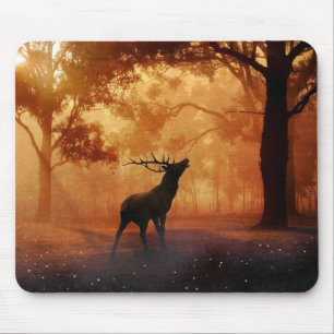 Mousepad Cervo ao Pôr do Sol