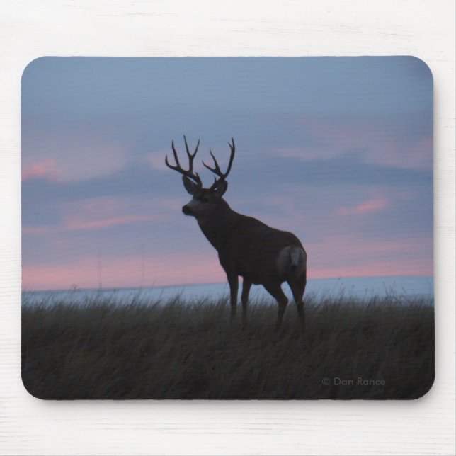 Mousepad Cervo Mulo D3 Sunrise Buck (Frente)