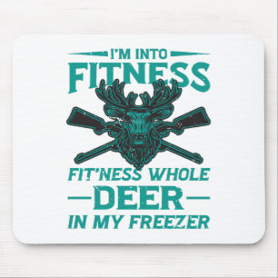 Mousepad Cervo No Meu Freezer - amante da caça