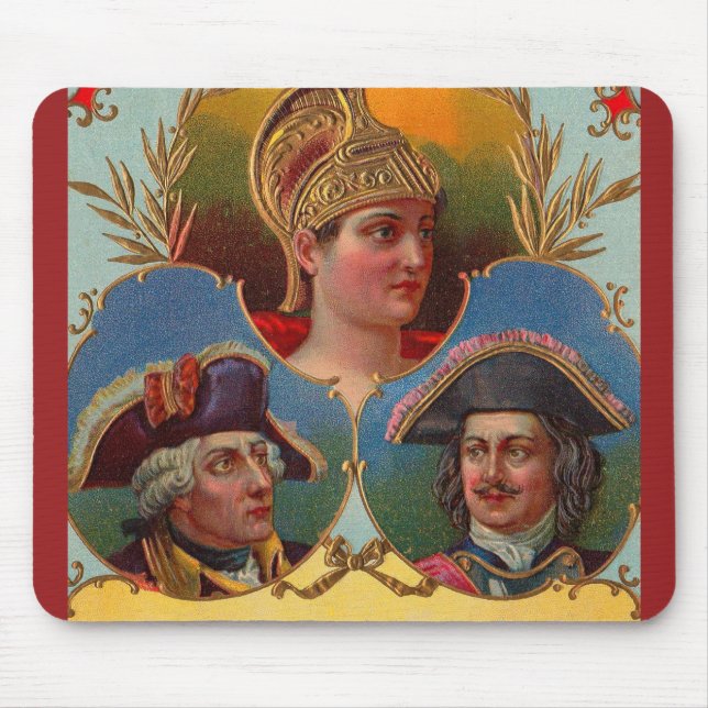 Mousepad César - Kaiser - Etiqueta da caixa de charutos cza (Frente)