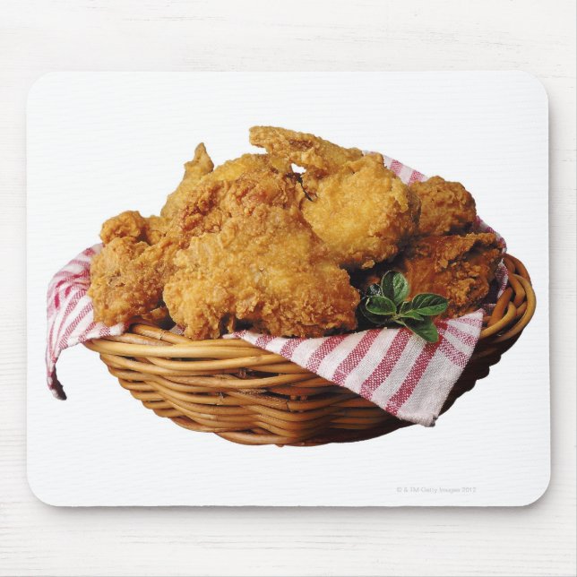 Mousepad Cesto de frango frito (Frente)