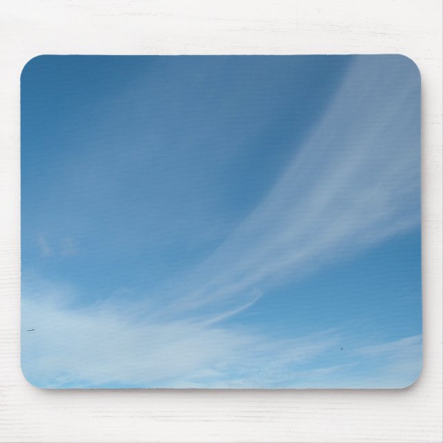Mousepad Céu azul e nuvens brancas (Frente)