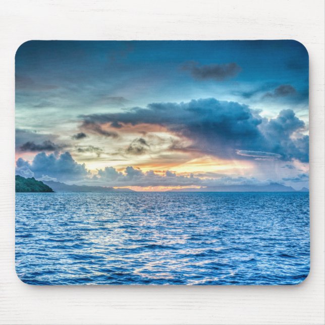 Mousepad Céu Azul sobre Bloco de Mouse - HAMbyWhiteGlove (Frente)