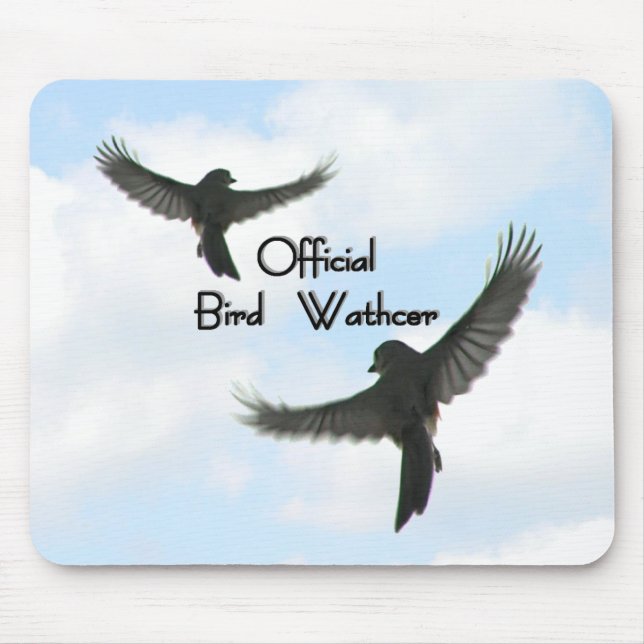 Mousepad Céu de Nuvens do Observador Oficial das Aves (Frente)