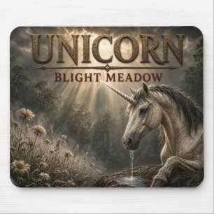 Mousepad Céu de Unicórnio Sombrio Realismo
