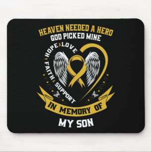 Mousepad Céu Dourado Precisava de um Herói Deus Escolheu Me