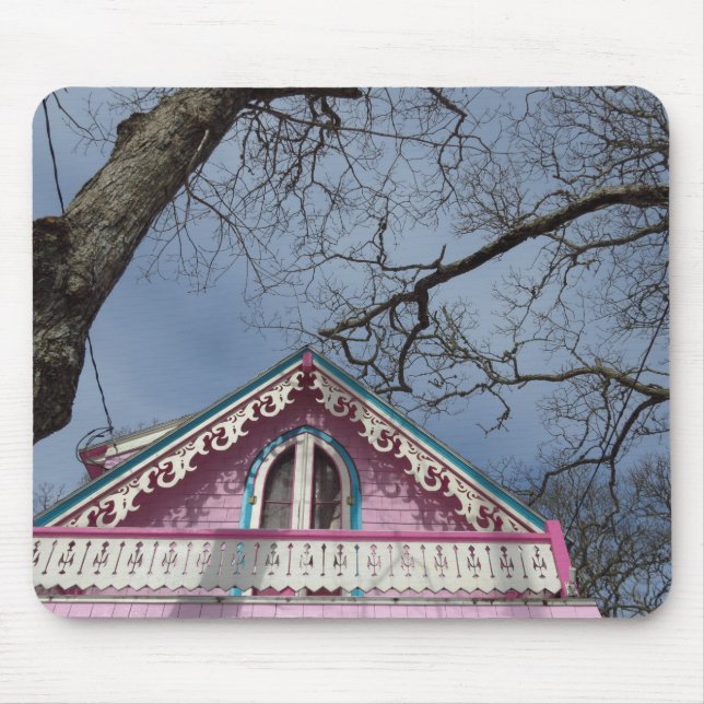 Mousepad Céu Dramático de Algodão Rosa - Vineyard de Martha (Frente)