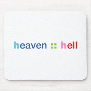 Mousepad Céu e Inferno