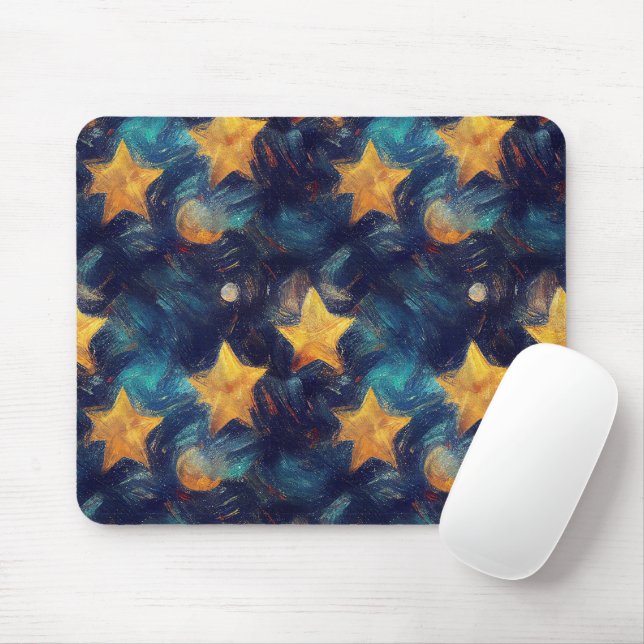 Mousepad Céu Estrelado (Com mouse)