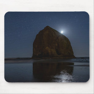 Mousepad Céu Sobre Haystack Rock Cannon Beach, Oregon
