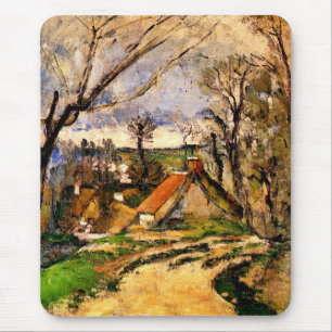 Mousepad Cezanne - Cottages of Auvers