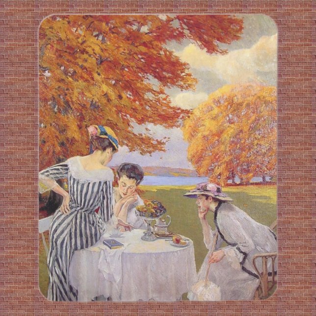 Mousepad Chá à tarde no parque (Criador carregado)