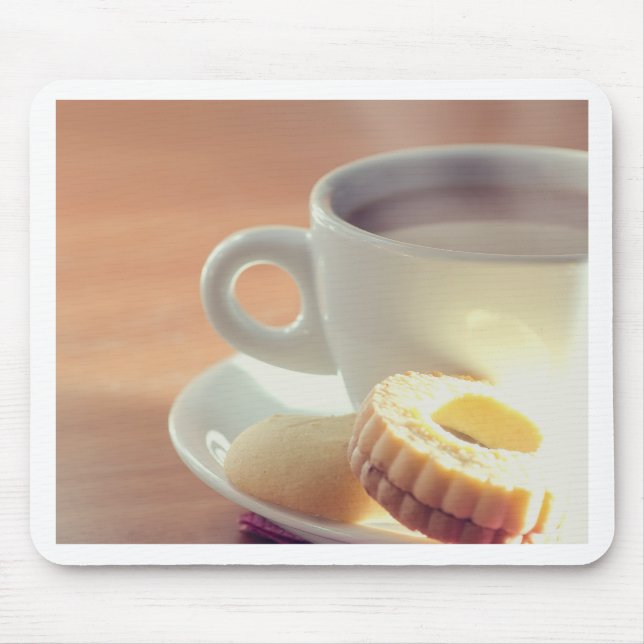 Mousepad Chá com biscoito (Frente)