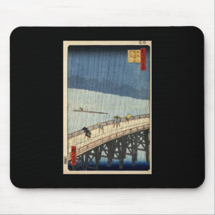 Mousepad Chá repentino de Hiroshige sobre a ponte de