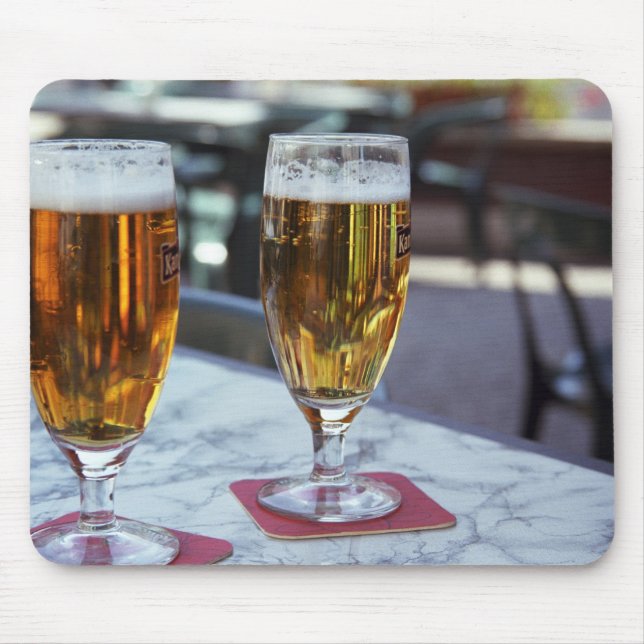 Mousepad Chablis; duas cervejas legal a 42 graus no verão q (Frente)