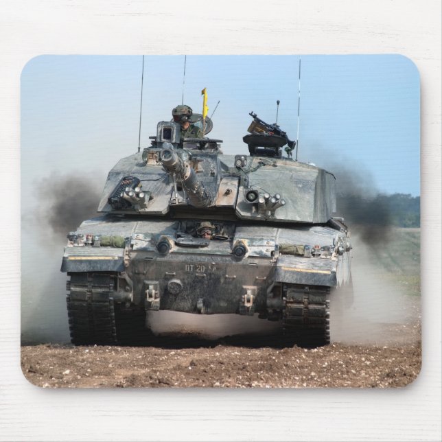 Mousepad Challenger 2 Principal Tanque de Batalha (MBT) Exé (Frente)