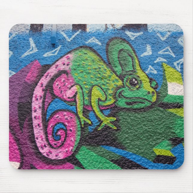 Mousepad Chamada Colorida de Grafite (Frente)