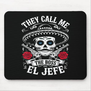Mousepad Chamam el jefe o chefe piada engraçada cinco de ma