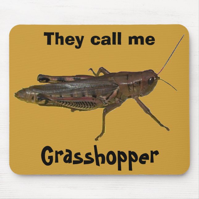 Mousepad Chamam-Me Gafanhoto (Frente)