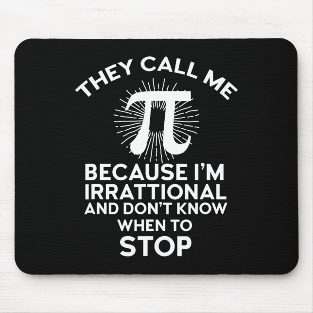 Mousepad Chamam-Me Professor De Geek De Matemática Engraçad (Frente)