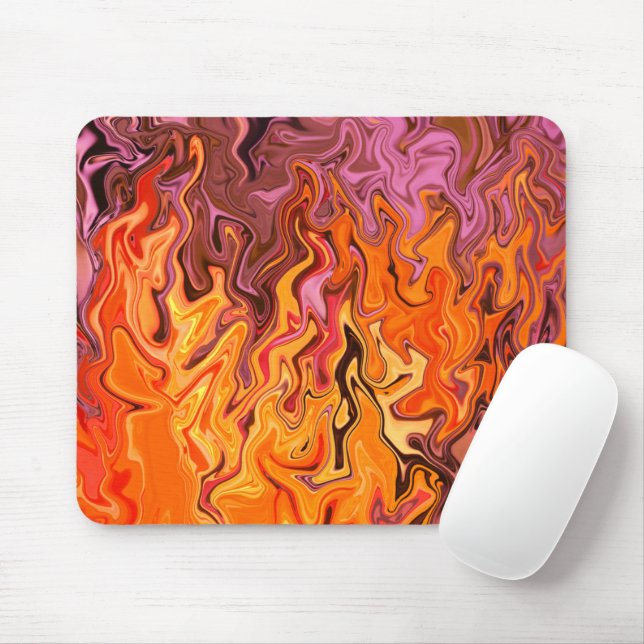Mousepad Chamas de Pulverização..... (Com mouse)